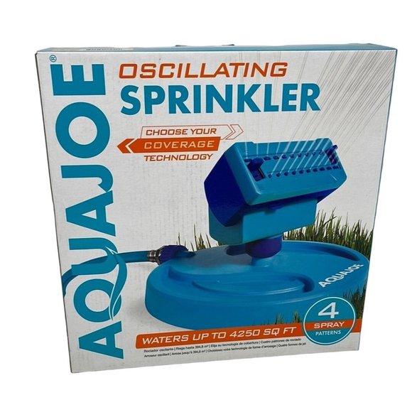 Aqua Joe Other Aqua Joe 425 Sq Ft Oscillating Lawn Sprinkler New
